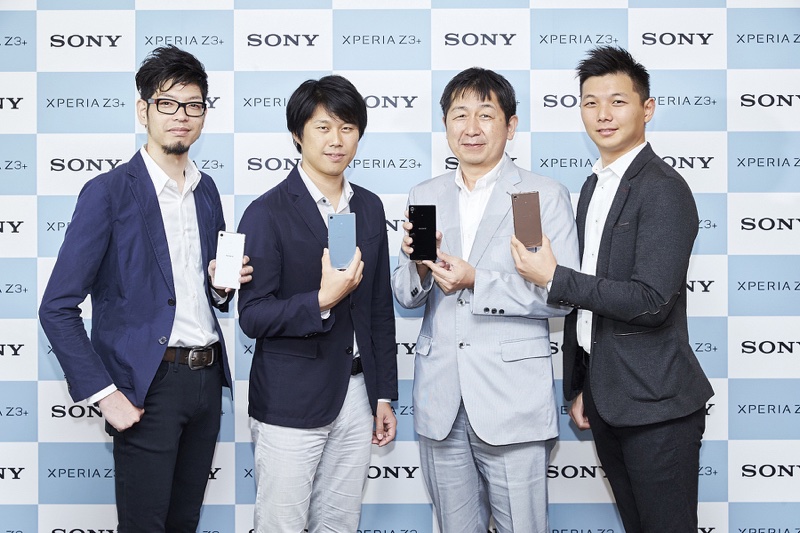 图2.Sony Mobile旗舰机款Xperia Z3+新品技研会邀请四位日本贵宾，针对相机、萤幕、音效、设计等四大新机重点研发项目进行解说。 _resize