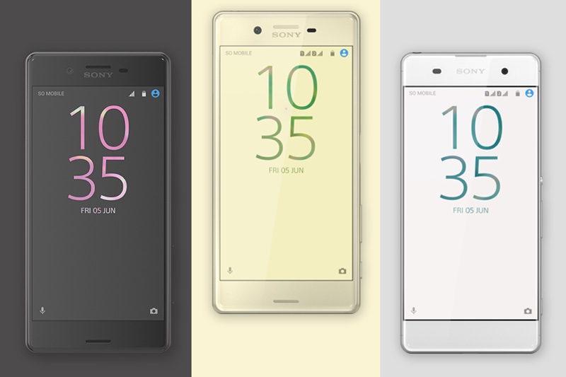 图2_Sony Mobiler今（22日）推出全新X系列智慧型手机Xperia X、Xperia X Performance、Xperia XA(由左至右)主打新世代照相、电池及设计_resize