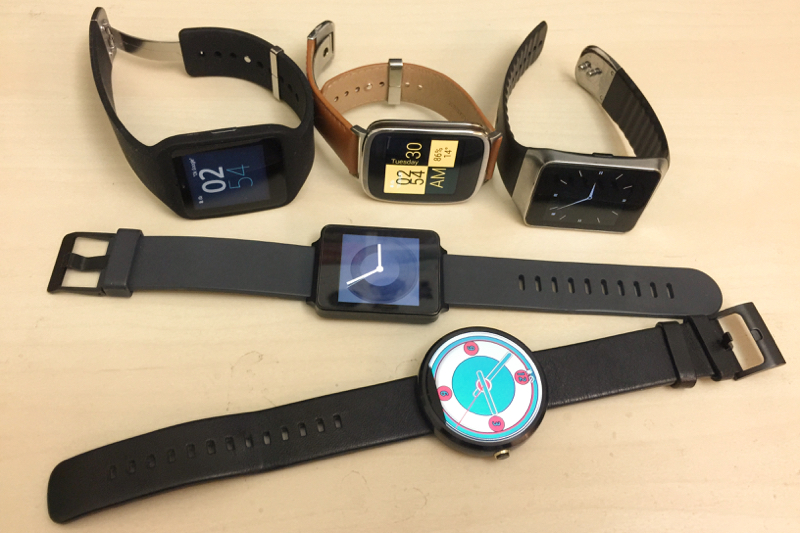 安卓智能手表Moto 360、LG G Watch与三星Gear Live 、ZenWatch与SmartWatch 3 评测